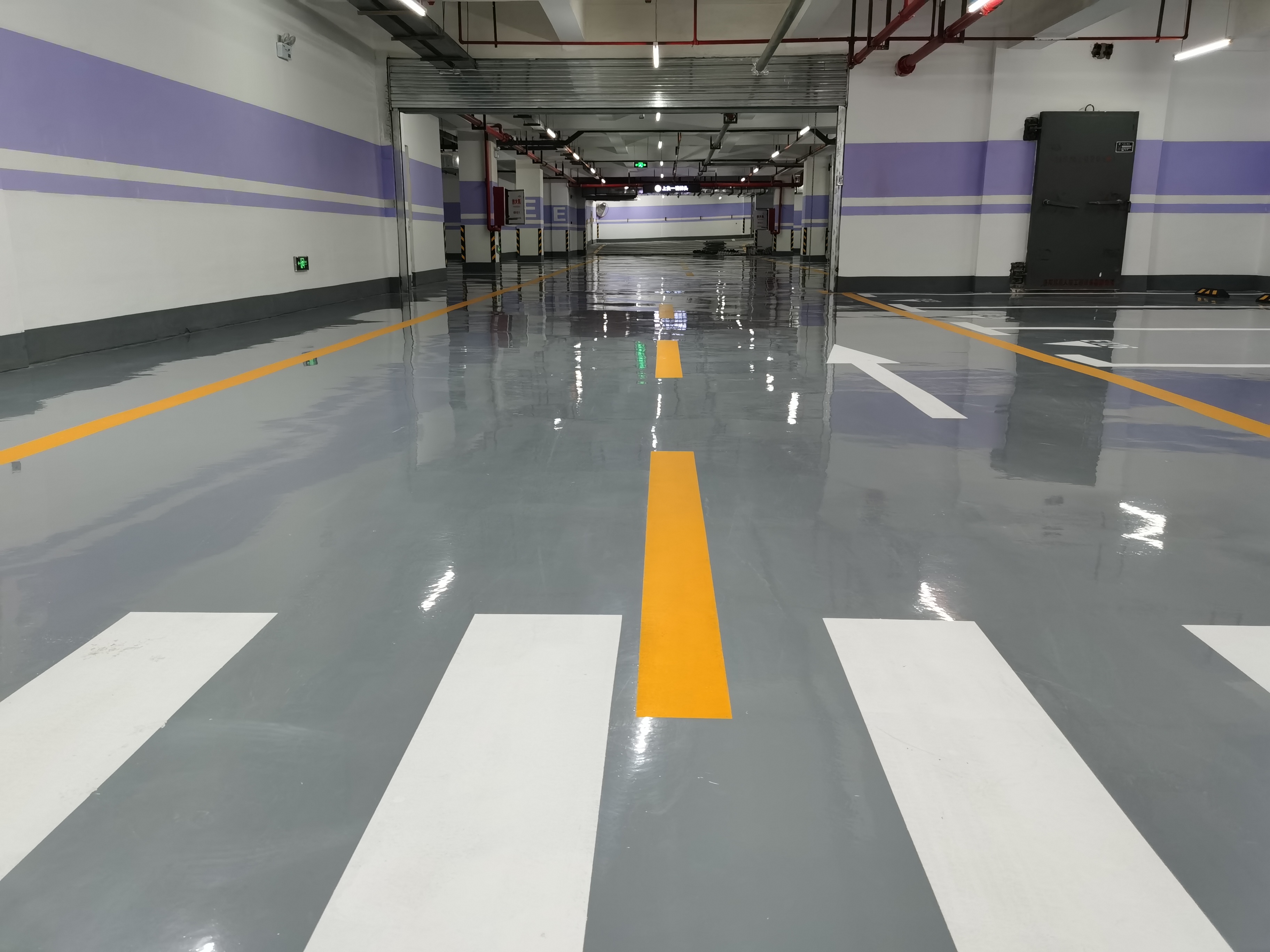 Can epoxy mortar flooring be used in cle